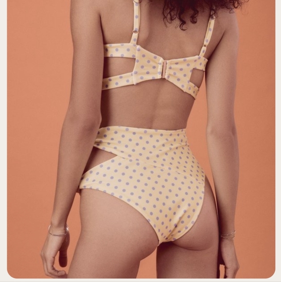 For Love and Lemons Limoncello knot bikini bottom XS - Picture 3 of 9